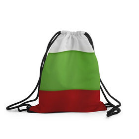 Рюкзак-мешок 3D с принтом Болгария в Тюмени, 100% полиэстер | плотность ткани — 200 г/м2, размер — 35 х 45 см; лямки — толстые шнурки, застежка на шнуровке, без карманов и подкладки | bulgaria | flag | болгария | республика болгария | текстура | флаг
