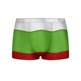Мужские трусы 3D с принтом Болгария в Тюмени, 50% хлопок, 50% полиэстер | классическая посадка, на поясе мягкая тканевая резинка | bulgaria | flag | болгария | республика болгария | текстура | флаг