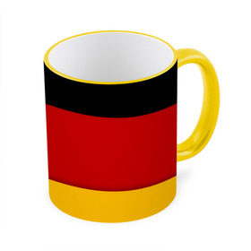 Кружка 3D с принтом Германия в Тюмени, керамика | ёмкость 330 мл | Тематика изображения на принте: germany | флаг