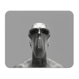 Коврик прямоугольный с принтом Гуманоид в Тюмени, натуральный каучук | размер 230 х 185 мм; запечатка лицевой стороны | head | humanoid | sculpture | голова | идол | инопланетянин | истукан | космос | скульптура | статуя