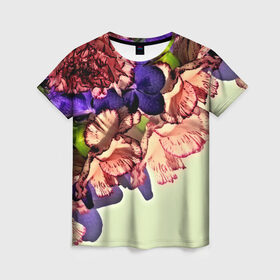 Женская футболка 3D с принтом Орхидеи в Тюмени, 100% полиэфир ( синтетическое хлопкоподобное полотно) | прямой крой, круглый вырез горловины, длина до линии бедер | 3d | flower | весна | другие | красивые цветы | красные | лето | поле | полевой цветок | прикольные | природа | текстуры | цветочки | цветы
