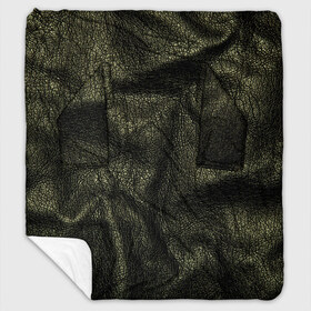 Плед с рукавами с принтом Кожа в Тюмени, 100% полиэстер | Закругленные углы, все края обработаны. Ткань не мнется и не растягивается. Размер 170*145 | 3d | кожа | коженый | текстура | черная кожа