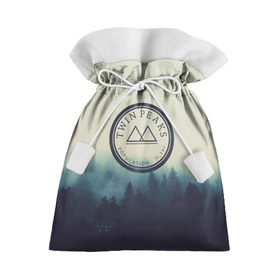 Подарочный 3D мешок с принтом Twin Peaks в Тюмени, 100% полиэстер | Размер: 29*39 см | twin peaks твин пикс | годнота | девид линч | лес | лора палмер | сова | туман