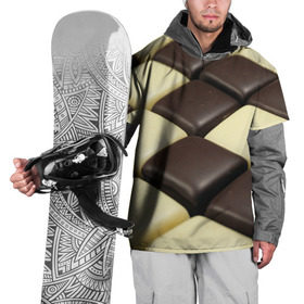 Накидка на куртку 3D с принтом Шоколадные конфеты в Тюмени, 100% полиэстер |  | Тематика изображения на принте: десерт | еда | конфеты | сладкое | структуры | шахматы | шоколад