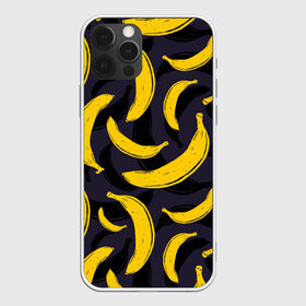 Чехол для iPhone 12 Pro Max с принтом Бананы в Тюмени, Силикон |  | Тематика изображения на принте: bananas | food. vegan | fruit | yellow | бананы | веган | еда | желтый | фрукты