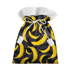 Подарочный 3D мешок с принтом Бананы в Тюмени, 100% полиэстер | Размер: 29*39 см | bananas | food. vegan | fruit | yellow | бананы | веган | еда | желтый | фрукты