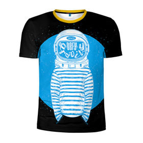 Мужская футболка 3D спортивная с принтом Defy gravity в Тюмени, 100% полиэстер с улучшенными характеристиками | приталенный силуэт, круглая горловина, широкие плечи, сужается к линии бедра | день космонавтики | звезда | звезды | космонавт | космонавты | космос | планета | планеты | ракета | ракеты
