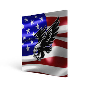 Холст квадратный с принтом Флаг США с орлом в Тюмени, 100% ПВХ |  | usa | америка | белоголовый | герб | государство | доллар | дядя сэм | звездно полосатый флаг | лысый | нато | оон | орел | птица | свобода | символ | соединённые штаты америки | страна | сша | штат