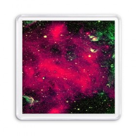 Магнит 55*55 с принтом Розовый космос в Тюмени, Пластик | Размер: 65*65 мм; Размер печати: 55*55 мм | Тематика изображения на принте: nebula | space | star | вселенная | звезды | земля | космический | космос | планеты | плеяды | пространство | созвездие