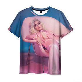 Мужская футболка 3D с принтом Katy Perry в Тюмени, 100% полиэфир | прямой крой, круглый вырез горловины, длина до линии бедер | Тематика изображения на принте: katy perry | кэти перри