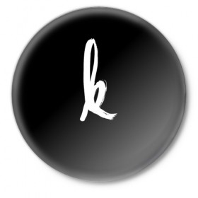 Значок с принтом ki в Тюмени,  металл | круглая форма, металлическая застежка в виде булавки | Тематика изображения на принте: kiiara | linkin park | киара | линкин парк