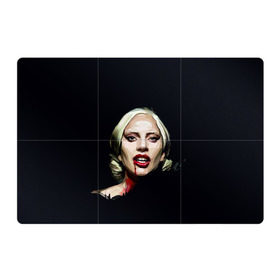 Магнитный плакат 3Х2 с принтом Леди Гага в Тюмени, Полимерный материал с магнитным слоем | 6 деталей размером 9*9 см | Тематика изображения на принте: lady gaga | леди гага