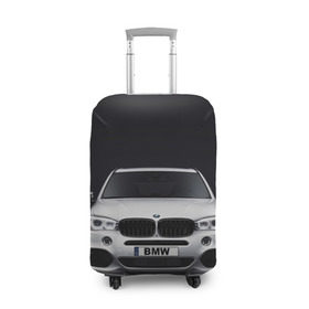 Чехол для чемодана 3D с принтом BMW X5 в Тюмени, 86% полиэфир, 14% спандекс | двустороннее нанесение принта, прорези для ручек и колес | bmw | x3 x4 x5 x6 x7 x8 | авто | автомобиль | блатная | бмв | бумер | бэха | иномарка | концерн | красивая | крутая | марка немецкая | машина | пацанский таз | прикольная | тачила | тачка