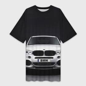 Платье-футболка 3D с принтом BMW X5 в Тюмени,  |  | bmw | x3 x4 x5 x6 x7 x8 | авто | автомобиль | блатная | бмв | бумер | бэха | иномарка | концерн | красивая | крутая | марка немецкая | машина | пацанский таз | прикольная | тачила | тачка