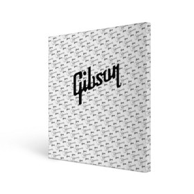 Холст квадратный с принтом Gibson в Тюмени, 100% ПВХ |  | Тематика изображения на принте: fender | gibson | guitar | ibanez | music | rock | гитара | музыка | рок