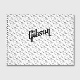 Альбом для рисования с принтом Gibson в Тюмени, 100% бумага
 | матовая бумага, плотность 200 мг. | Тематика изображения на принте: fender | gibson | guitar | ibanez | music | rock | гитара | музыка | рок