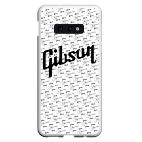 Чехол для Samsung S10E с принтом Gibson в Тюмени, Силикон | Область печати: задняя сторона чехла, без боковых панелей | Тематика изображения на принте: fender | gibson | guitar | ibanez | music | rock | гитара | музыка | рок