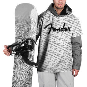 Накидка на куртку 3D с принтом Fender в Тюмени, 100% полиэстер |  | fender | gibson | guitar | ibanez | music | rock | гитара | музыка | рок