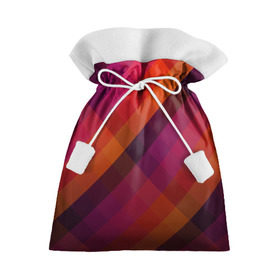 Подарочный 3D мешок с принтом Ромбы, красная текстура в Тюмени, 100% полиэстер | Размер: 29*39 см | Тематика изображения на принте: геометрия | грязный метал | красные | линии | металлический | полосы | ромбы | серые | текстура