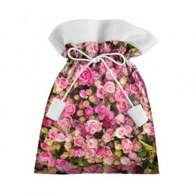 Подарочный 3D мешок с принтом Розовый рай в Тюмени, 100% полиэстер | Размер: 29*39 см | Тематика изображения на принте: бутон | лепестки | роза | розовый | розочка | цветок | цветы