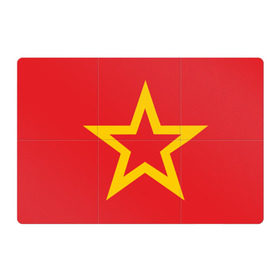 Магнитный плакат 3Х2 с принтом Звезда СССР в Тюмени, Полимерный материал с магнитным слоем | 6 деталей размером 9*9 см | Тематика изображения на принте: 9 мая | великая отечественная война | вов | война | герой | день победы | мир | победа | советский | союз | ссср