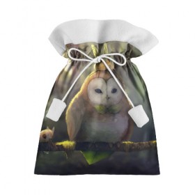Подарочный 3D мешок с принтом Волшебная Сова в Тюмени, 100% полиэстер | Размер: 29*39 см | owl | мудрость | птица | сова | филин