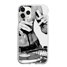 Чехол для iPhone 11 Pro матовый с принтом Брюс Ли Dj в Тюмени, Силикон |  | Тематика изображения на принте: брюс ли dj