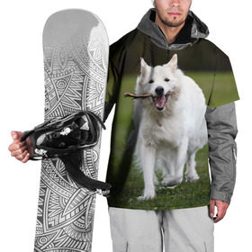 Накидка на куртку 3D с принтом Палочка в Тюмени, 100% полиэстер |  | dog | лабрадор | мопс | пес | собака | такса | хаски | щеночек