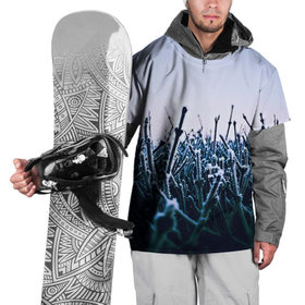 Накидка на куртку 3D с принтом Frosty nature в Тюмени, 100% полиэстер |  | Тематика изображения на принте: 3d | абстракция | в воде | вода | другие | капли | новые | популярные | прикольные | растения | стекло | текстуры | яркие