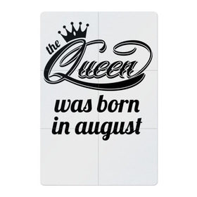 Магнитный плакат 2Х3 с принтом Королева рождена в августе в Тюмени, Полимерный материал с магнитным слоем | 6 деталей размером 9*9 см | девушке | день рождения | дочери | дочке | жене | королева | любимой | подарок | подруге | праздник | рождение | себе | сестре