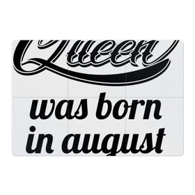 Магнитный плакат 3Х2 с принтом Королева рождена в августе в Тюмени, Полимерный материал с магнитным слоем | 6 деталей размером 9*9 см | девушке | день рождения | дочери | дочке | жене | королева | любимой | подарок | подруге | праздник | рождение | себе | сестре