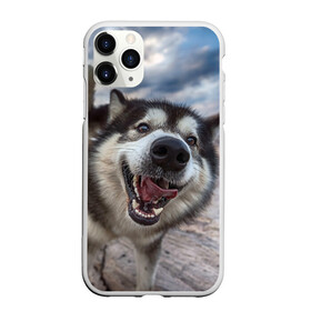 Чехол для iPhone 11 Pro матовый с принтом Smile в Тюмени, Силикон |  | dog | лабрадор | мопс | пес | собака | такса | хаски | щеночек