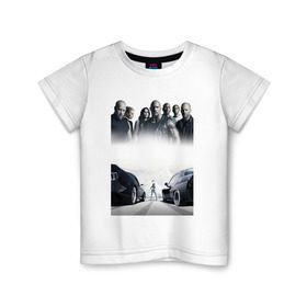 Детская футболка хлопок с принтом Форсаж 8 в Тюмени, 100% хлопок | круглый вырез горловины, полуприлегающий силуэт, длина до линии бедер | вин дизель | доминик торетто | дуэйн скала джонсон | стритрейсинг | форсаж 8