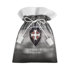 Подарочный 3D мешок с принтом Resident Evil в Тюмени, 100% полиэстер | Размер: 29*39 см | Тематика изображения на принте: horror | jovovich | milla | zombie | вирус | зомби | йовович | милла | обитель зла | ужас