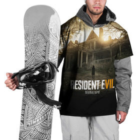 Накидка на куртку 3D с принтом Resident Evil в Тюмени, 100% полиэстер |  | horror | jovovich | milla | zombie | вирус | зло | зомби | йовович | милла | обитель | ужас