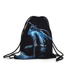 Рюкзак-мешок 3D с принтом Dark Souls в Тюмени, 100% полиэстер | плотность ткани — 200 г/м2, размер — 35 х 45 см; лямки — толстые шнурки, застежка на шнуровке, без карманов и подкладки | dark souls | praise the sun | you died | дарк соулс | темные души