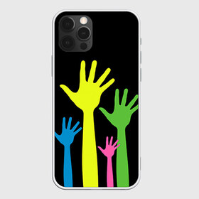 Чехол для iPhone 12 Pro Max с принтом Руки вверх! в Тюмени, Силикон |  | светящиеся | флуоресцентный | флюр | флюровый