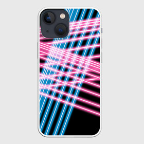 Чехол для iPhone 13 mini с принтом Неон в Тюмени,  |  | линии | полосы | светящиеся | флуоресцентный | флюр | флюровый