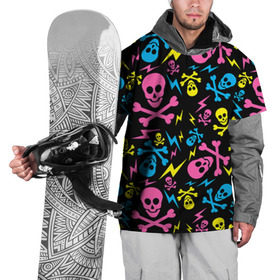Накидка на куртку 3D с принтом Не влезай - убьёт! в Тюмени, 100% полиэстер |  | Тематика изображения на принте: кости | паттерн | светящиеся | флуоресцентный | флюр | флюровый | череп