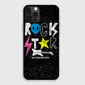 Чехол для iPhone 12 Pro Max с принтом Рождён быть рок-звездой в Тюмени, Силикон |  | музыка | рок | светящиеся | светящиеся краски | флуоресцентные краски | флюоресценция | флюр | флюро краска | флюро краски | флюро покрытие | флюро принты | флюро рисунки | флюровые краски