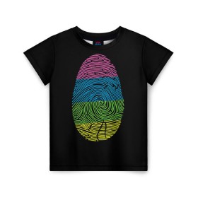 Детская футболка 3D с принтом Уникальность в Тюмени, 100% гипоаллергенный полиэфир | прямой крой, круглый вырез горловины, длина до линии бедер, чуть спущенное плечо, ткань немного тянется | отпечаток | светящиеся | флуоресцентный | флюр | флюровый