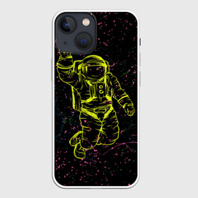 Чехол для iPhone 13 mini с принтом Космический рок в Тюмени,  |  | космонавт | светящиеся | скафандр | флуоресцентный | флюр | флюровый
