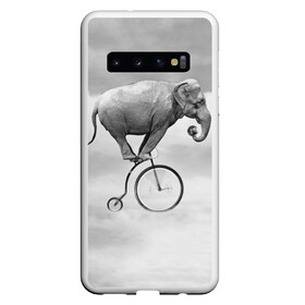 Чехол для Samsung Galaxy S10 с принтом Hipster Bike в Тюмени, Силикон | Область печати: задняя сторона чехла, без боковых панелей | Тематика изображения на принте: elephant | hipster | индия | йога | слон | хипстер
