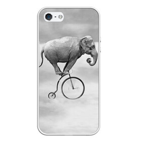 Чехол для iPhone 5/5S матовый с принтом Hipster Bike в Тюмени, Силикон | Область печати: задняя сторона чехла, без боковых панелей | Тематика изображения на принте: elephant | hipster | индия | йога | слон | хипстер