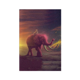 Обложка для паспорта матовая кожа с принтом Индия в Тюмени, натуральная матовая кожа | размер 19,3 х 13,7 см; прозрачные пластиковые крепления | Тематика изображения на принте: elephant | hipster | индия | йога | слон | хипстер