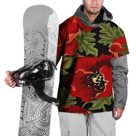 Накидка на куртку 3D с принтом Цветение мака в Тюмени, 100% полиэстер |  | Тематика изображения на принте: flower | красные | полевой цветок | природа | розы | текстуры | цветочки | цветы