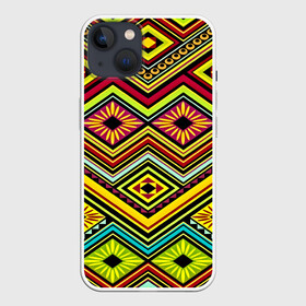 Чехол для iPhone 13 с принтом Мексиканский узор в Тюмени,  |  | abstract | decorative | drawing | fabric | fashion | geometric | traditional | tribal seamless patterns and ethnic ornaments | народный | узор | этнический