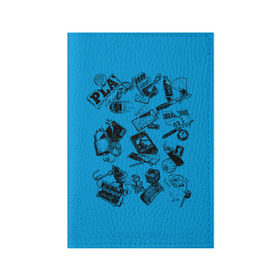 Обложка для паспорта матовая кожа с принтом Тренд в Тюмени, натуральная матовая кожа | размер 19,3 х 13,7 см; прозрачные пластиковые крепления | диск | зажигалка | карточка | крутая картинка | металлика | плэйбой | ручка | тренд | тролль