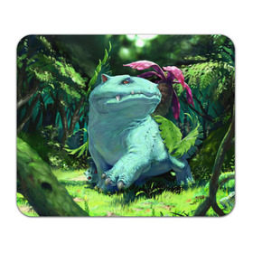 Коврик прямоугольный с принтом Венузавр в Тюмени, натуральный каучук | размер 230 х 185 мм; запечатка лицевой стороны | Тематика изображения на принте: pokemon | бульбазавр | венузавр | ивизавр | покемон