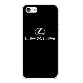 Чехол для iPhone 5/5S матовый с принтом lexus в Тюмени, Силикон | Область печати: задняя сторона чехла, без боковых панелей | brand | car | japan | lexus | logo | toyota motor | автомобиль | лексус | логотип | марка | япония